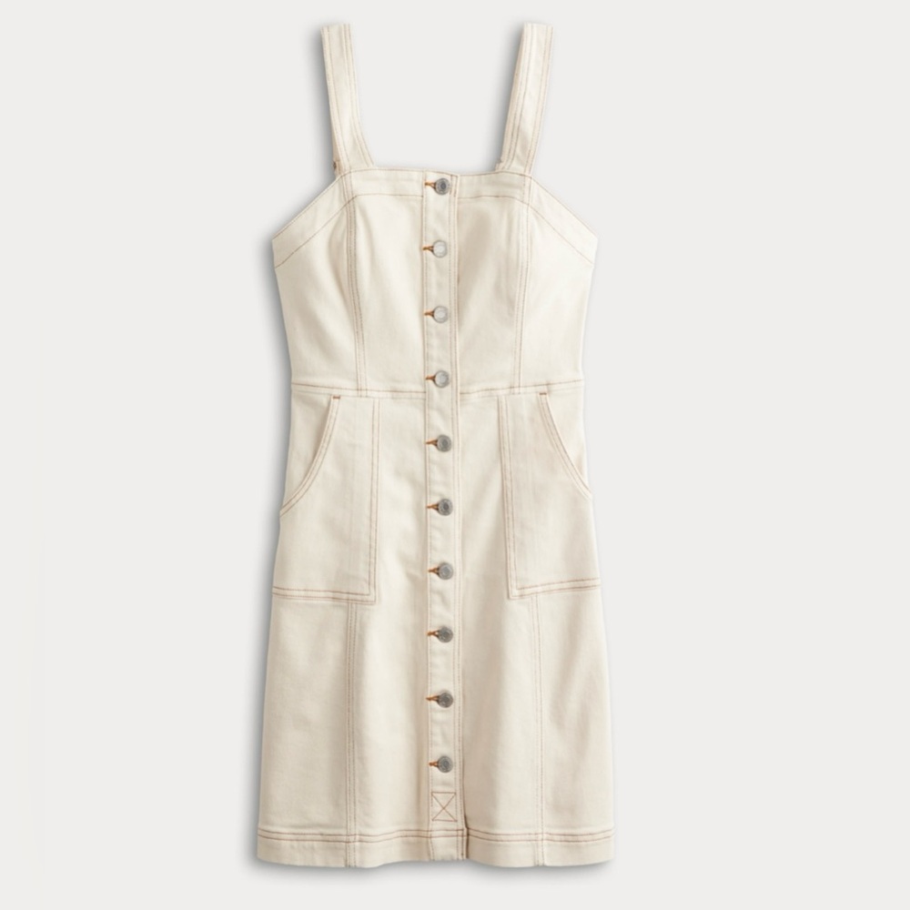 Juniors' SO Denim Button-Front Mini Dress